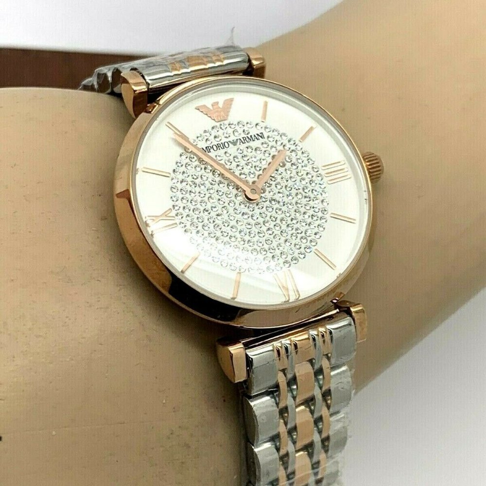 Emporio Armani AR1926 Women's Watch Two Tone 32mm - Picture 5 of 8